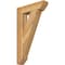 Ekena Millwork Traditional Slat Rough Sawn Bracket, Western Red Cedar, 4"W x 18"D x 30"H BKT04X18X30TRA06RWR - alternate 1
